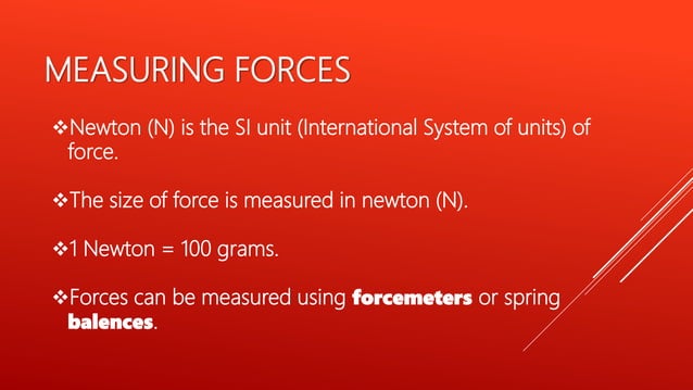 Forces and their effects | PPT
