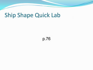 Ship Shape Quick Lab

p.76

 