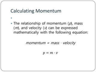 Calculating Momentum


 