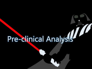 Pre-clinical Analysis
 