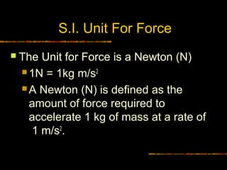 Forces physics | PPT