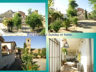 And beautiful Sunday at home… 