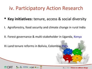 Land tenure, access and social diversity in Latin America 