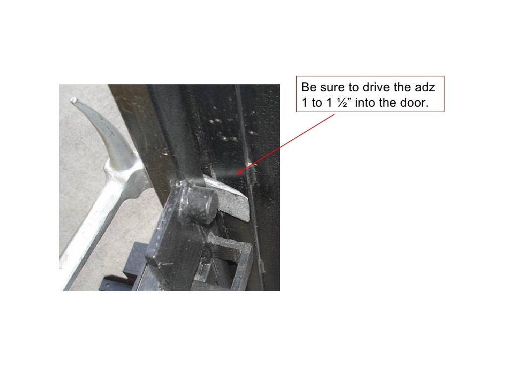 Forcible Entry Using Irons