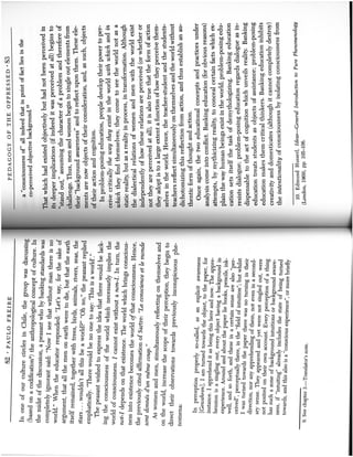 Freire reading for class 10
