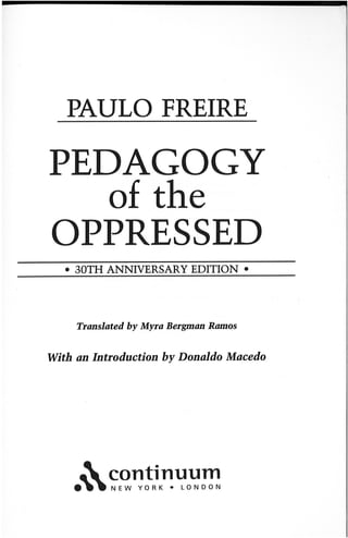 Freire reading for class 10