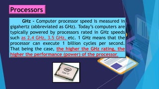 Ghz Example Identify Device &Specification-Computer Specifications | PPTX
