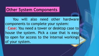 Identify Device &Specification-Computer Specifications | PPTX