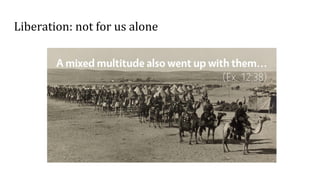 Liberation: not for us alone
 