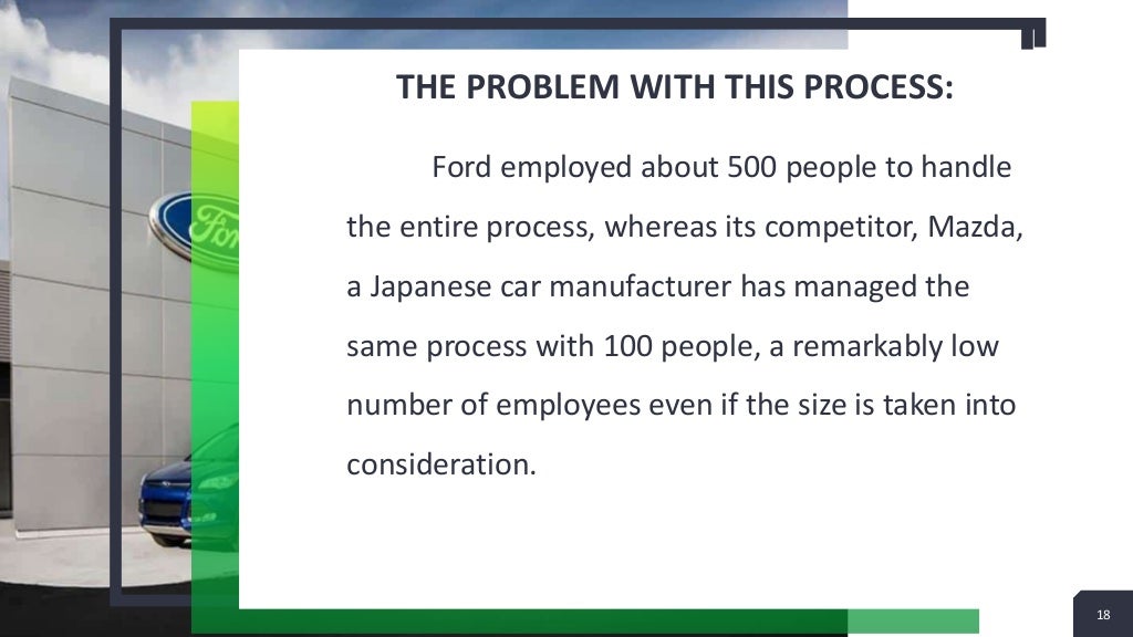 Ford Motors Company Business Process Reengineering