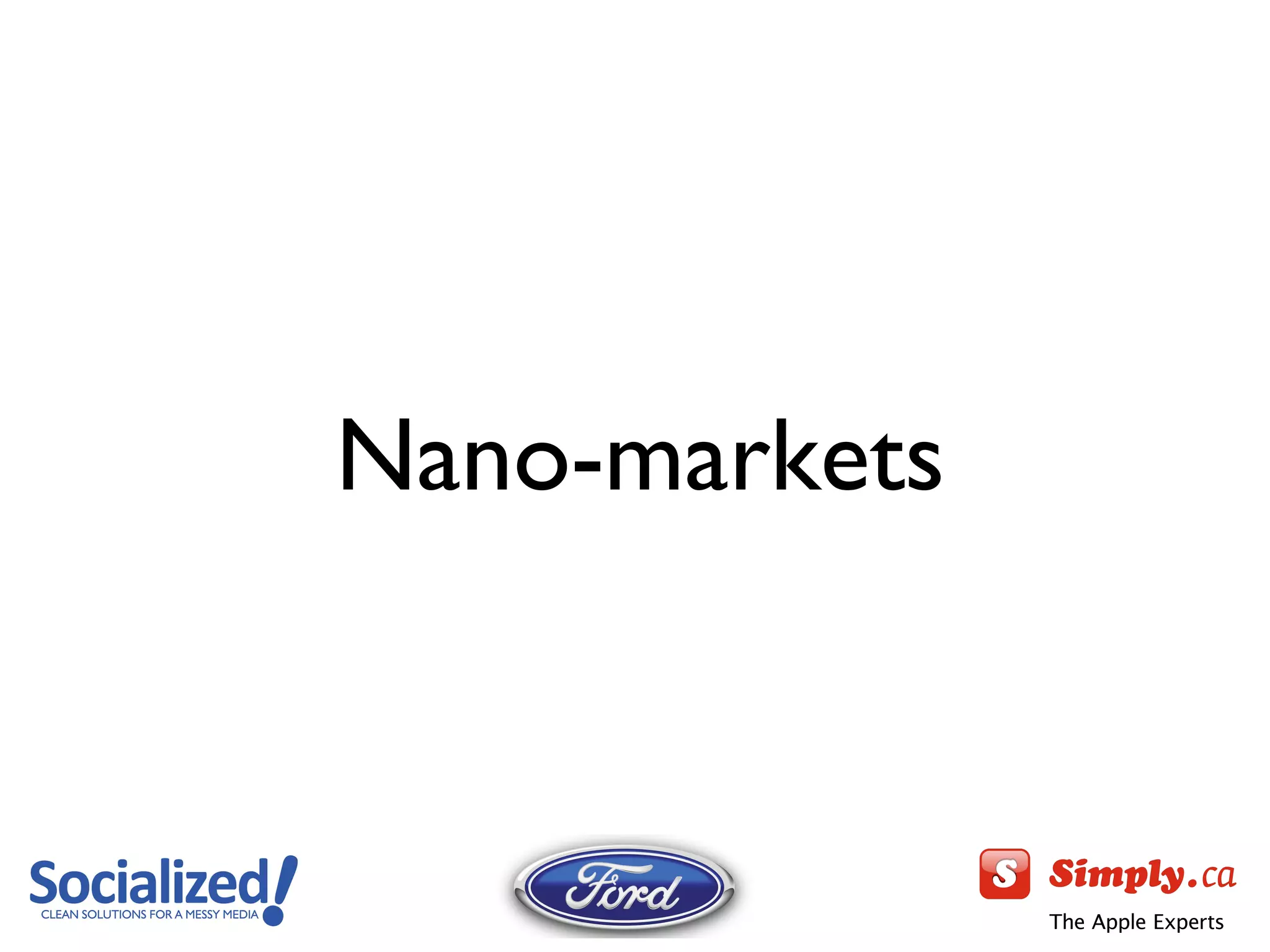 Nano-markets 