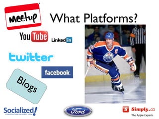 What Platforms? Blogs 