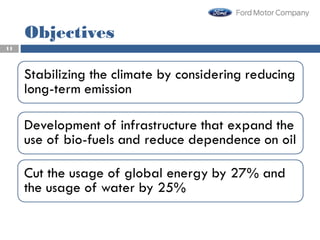 Ford Performance Objectives Strategic Management & Competitiveness of Ford Motor Company | PPT