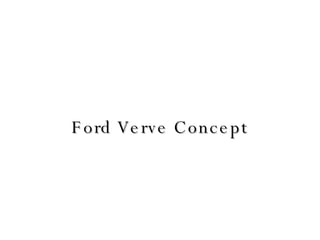 Ford Verve Concept 