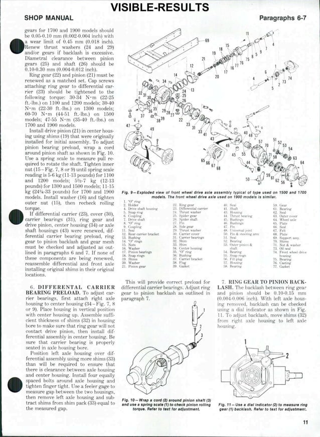 thumbnail image 2 of Ford 1700 Tractor Service & Operators Manual Set – 1268 Pages, Shop/Overhaul Repair (Peaceful Creek) 2 of 4