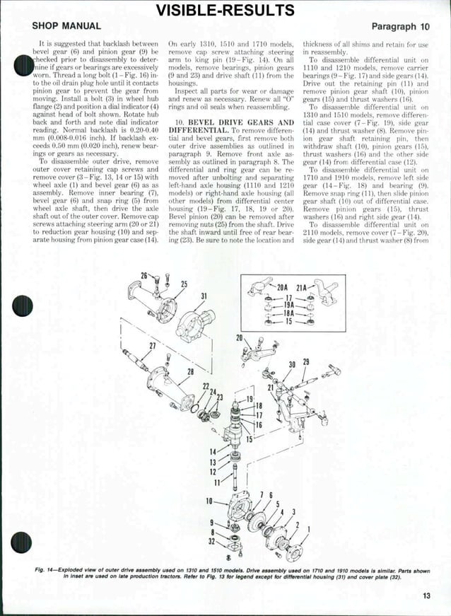 Ford 1710 tractor service repair manual