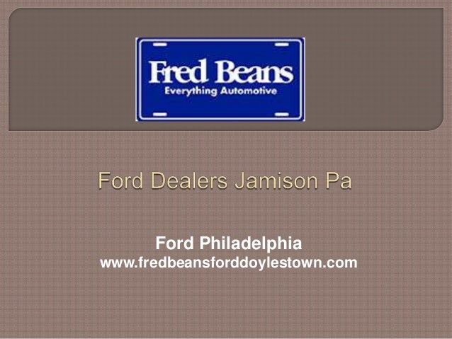 Ford Dealers Jamison PA
