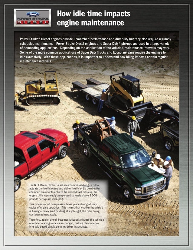 FORD How IDLETime Impacts Engine Maintenance