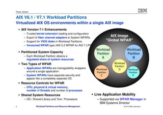 Fordele ved POWER7 og AIX, IBM Power Event | PDF