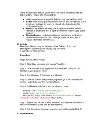 Semi Detailed Lesson Plan in Programming Languages | DOCX