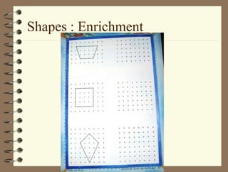 Shapes : Enrichment
 