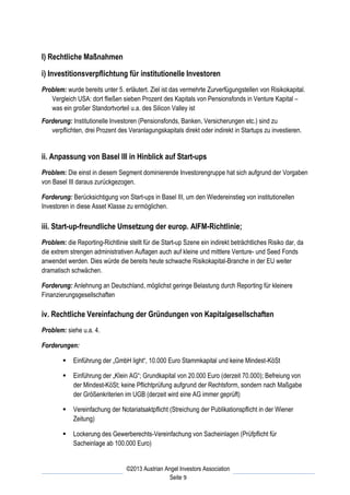 Forderungskatalog   austrian angel investor association - 13.04.2013