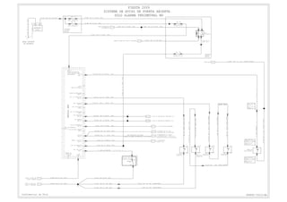 C1-4
C1-5
C1-4
C1-5
+
(B)10A
S3
S13
.
5.4.0
.
5.4.0
.
1.0.0
.
.
.
7.5.0
.
.
14401GO-DRAW 0.630-BB8
15-DB4 WA 6.0
GN-BK 14401
30-DB1 RDWA 6.0 14401
14301KBAW0.6131-DA1
14401GN-BKAW 0.115-BB9 15-BB7 WA 0.75 GN-BU 14401
S5
3086
85 87
BB
BB
BB
C5-1
C6-1
C2-1
C3-1
(+)(-)
C1-1
C3-1
C2-1
G1
+
60A (C)
+
A06 )B(
.
1.2.0
.
1.0.0
+
A03 )B(
1 0 4 4 17 L G - S 1 3BK-YEWA 0.35
S1
S102
.
1.4.0
.
6.1.0
8-EE9 WH-GNWA 0.35 14401
14401UB-KBAW 0.131S-LC7
10441HW-UBAW 0.149-GL25
15
14401KBAW 5.231-AA80
14401AW 5.2 KB31-DA7B
10441GO-UBAW 0.149-GL23
0 1
C1-1
C1-2
S30
14401UB-NGAW 5.015-AA5
.
1.2.0 AW 5.2 BK 17K400 O 13A44431-DA6
.
.
10441DR-KBAW 53.031S-GL20
WA1.01440115-DA4GN-BK
14401HW-GOAW 5.229-AA17
29S-GL26 OG-GNWA 0.75 14401
1044141CL-S13 BK-OGWA0.5
.
1.2.0
.
1.2.0
23
14401AW 5.0 KB31-LC9
14401AW 5.0 KB31-LC30
23
31S-LC9 14401BK-RDWA 0.5
7
ARESART-485A41KBAW 5.062CL-13
C1-4
C1-5
31S-GL16WA0.5BK-BU14401
7
1
31S-LC26
14401BK-OG
WA 0.5
15
C1-4
C1-5
1
31-GL7 BKWA 0.35 14401
CNA-1
31_GND
CNA-12
CNA-6
CNB-9
CNA-7
CNA-15
CNA-17
CNB-8
CNB-6
CNB-10
INT. DE ENCENDIDO
CNA-20
CNA-2
CNA-19
CNA-11
CNA-10
CNA-20
CNA-3
CNA-13
CNA-14
31-BB7 WA 1.0 BK 14401
14517DREW 0.6130-DC1
29S-ME7A OG-BUWA 1.0 14401
FIESTA 2009
SISTEMA DE AVISO DE PUERTA ABIERTA
SOLO ALARMA PERIMETRAL MD
BATERÍA
MASA SOPORTE
DE BATERÍA
BATERÍA
MAXI FUSIBLE #6
MAXI FUSIBLE #7
FUSIBLERA
DE MOTOR
PARCIAL
DESDE INTERRUPTOR
DE ENCENDIDO
FUSIBLE ATO #4
FUSIBLE ATO #21
RELÉ
DE ENCENDIDO
FUSIBLERA
CENTRAL
PARCIAL
DESDE MASA
DESDE LA MASA DEL PILAR A IZQUIERDO
FUENTE DE ALIM.DEL
CIERRE CENTRALIZADO
PARA PUERTAS INT.TR
MOTOR DE BLOQUEO
INT. DE BLOQUEO
MOTOR DE DESBLOQUEO
INT. FL (CONDUCTOR)
INT. FR,RL,RR
INT. DE DESBLOQUEO
LUZ DE TECHO TRASERA
LUZ IZQUIERDA
LUZ DERECHA
LUZ DE PASARUEDAS
BOCINA
LÍNEA K ISO 9141
INT. DE ENCENDIDO
INT. DEL CAPÓ
SENSOR DE
VELOCIDAD
DESDE LA MASA DEL
PILAR A IZQUIERDO
DESDE LA MASA DEL
PILAR A DERECHO
Confidencial de Ford
MÓDULORKE
PARA VEHÍCULOS SIN AIRBAG
CÓDIGO DE CABLE= 29S-ME6A WA 1.0 OG 14401
0)Puerta abierta
1)Puerta cerrada
CAPÓ-INTERRUPTOR
A INTERRUPTOR DE LIMPIA
/LAVAPARABRISAS - PIN# C2-11
OPCIÓN=SIN BOCINA DE SEGURIDAD
A FUSIBLE ATO #11 10A
OPCIÓN=BOCINA DE SEGURIDAD
A DIAGNÓSTICO
LÍNEA K ISO
PARA 13A444 WH
PARA 17K400 WH
CAVNUM= C1-5 FIESTA
CAVNUM= C1-3 FIESTA
CAVNUM= C1-2
PARA 13A444 WH
PARA 17K400 WH
CAVNUM= C1-3
CAVNUM= C1-4 FIESTA
CAVNUM= C1-2 FIESTA
A LUZ DE GIRO/BALIZA IZQUIERDA C1-5
5.4.0 A LUZ DE GIRO/BALIZA DERECHA C1-11
PARA 17K400 WH
CAVNUM = H
PARA 13A444 WH
CAVNUM = 4
SEÑAL DE
BAÚL ABIERTO
2.0LYCABLEDIESEL=20MM2
A LUZ DE TECHO DELANTERA
SEÑAL DE
PUERTA ABIERTA
TRASERA DCHA.
SEÑAL DE
PUERTA ABIERTA
DELANTERA IZQ.
SEÑAL DE
PUERTA ABIERTA
DELANTERA DCHA.
SEÑAL DE
PUERTA ABIERTA
TRASERA IZQ.
14A584- .PMOCA1 2 C L - 1 3BKWA 0.5
14A584-COND.AW 5.0 KB31-LC21
444A31O004K71KBAW5.031-GL20
444A31O004K7102LG-S13BK-RDWA0.5
14A584-.DNOC12CL-S13BK-GNWA0.5
ARESART-485A41GO-KBAW5.031S-LC26
14A584-.PMOCA12CL-S13BK-GNWA0.5
14A584-ARESART62CL-S13BK-OGWA0.5
14A584-ARESART62CL-13BKWA0.5
PH9S65-70210-BA
 