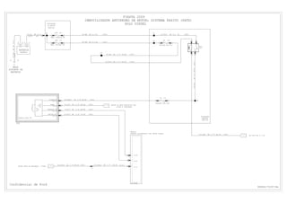 DIVISOR
A-D2
A-A1
C-C3
MÓDULO
CONTROL ELECTRÓNICO DEL MOTOR DIESEL
S34
BB
14401DRAW 0.630-DB2
30-DC1
RD
WA 20.0
14517
14301
AWKB0.0231-DA1
FUSIBLERA
DE MOTOR
PARCIAL
FUSIBLERA
CENTRAL
PARCIAL
BB
+
60A (C)
MAXI FUSIBLE #8
MAXI FUSIBLE #5
BB
BB
3086
85 87
RELÉ
PCM
POTENCIA
C1-1
MASA
C1-2
ENTRADA TX
C1-3
SALIDA RX
C1-4
MÓDULO PATS RF
PATS
INMOVILIZADOR ANTIRROBO DE MOTOR; SISTEMA PASIVO (PATS)
C1-1
C3-1
C2-1
G1
MASA
SOPORTE DE
BATERÍA
BATERÍA
BATERÍA
DESDE LA MASA ELÉCTRICA DEL
PILAR A IZQUIERDO
1.2.0
14401BK-YE0.75WA91S-BB12
4
6C31991S-BB12 BK-YEWA 0.75
.
DESDE RELÉ DE ARRANQUE - PIN#2 1.0.0
Confidencial de Ford
SOLO DIESEL
C5-1
C6-1
C2-1
C3-1
(+)(-)
14401DRAW 0.630-PD15
+
60A (C)
30-DB3 RDWA 6.0 14401
+
FUSIBLE ATO #17
FUSIBLE ATO #29
A3 )C(
14401NG-KBAW 53.091-GL37
29-RE1 OG-BKWA 0.75 14401
29-PD14 OG-YEWA 0.75 14401
14401BK-BUAW 57.091S-RH9
3.1.1 DE PCM PIN # C-D2
+
A3 )C(
14401GN-BUAW 53.015S-MB36
15S-DA1WA6.0GN-YE14401
8-GL37 WH-GNWA 0.35 14401
10-GL37 GY-OGWA 0.35 14401
FIESTA 2009
PH9S65-70397-BA
 
