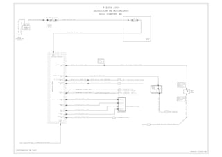 CNA-1
31_GND
CNA-7
CNB-2
INTERRUP. DE BLOQUEO SU
CNA-5
INTERRUP. TI
CNB-1
SEÑAL SU
CNA-17
FUENTE DE ALIMENTACIÓN
DEL CIERRE CENTRALIZADO
INTERRUP. DL TS
INTERRUP. DEL CAPÓ DL
CNA-3
MASA SU
CNB-4
BOCINA DL
CNA-12
MÓDULORKE
CNB-3
ENERGÍA SU
CNA-13
INT. FL (CONDUCTOR)
CNA-14
FR,RL,RR_SW PARA 17K400 WH
CAVNUM= C1-3
CAVNUM= C1-4 BV226
CAVNUM= C1-2 BV256
PARA 13A444 WH
PARA 13A444 WH
PARA 17K400 WH
CAVNUM= C1-5 BV226
CAVNUM= C1-3 BV256
CAVNUM= C1-2
FUSIBLERA
CENTRAL
PARCIAL
FUSIBLERA
DE MOTOR
PARCIAL
31-DA1BKWA16.014301
BBBB
C5-1
C6-1
C2-1
C3-1
(+)(-)
2.0LY
CABLEDIESEL=20MM2
C1-1
C3-1
C2-1
G1
MASA
SOPORTE DE
BATERÍA
BATERÍA
BATERÍA
+
30A (B)
FUSIBLE ATO #4
17K400OR13A444AW5.0KB31-GL20
0 1
0)Puerta
abierta
1)Puerta
cerrada
C1-1
C1-2
CAPÓ-INTERRUPTOR
S1
14401YGAW 53.010-GL10
14401HWAW 53.08-GL10
14401NBAW 53.09-GL10
AW 53.0 YE 144017-GL10
DETECCIÓN DE MOVIMIENTO
14401AW 5.2 KB31-AA80
1.2.0DESDE LA MASA DEL
PILAR A DERECHO
31S-GL7 14401BK-YEWA 0.35
14401KBAW53.031-GL7
14401DR-KBAW 53.031S-GL20
1
.
10.2.10 DE SEÑAL DE PUERTA ABIERTA TRASERA IZQUIERDA
C1-3_IS
C1-4_PW
SENSOR ULTRASÓNICO
C1-1_US
C1-2_GG
ALARMA VOLUMÉTRICA OPCIONAL
.
1.2.0
DESDE LA MASA DEL
PILAR A IZQUIERDO
SOLO COMFORT MD
8-HB19 WH-RDWA 1.0 14401
31S-GL20 BK-RDWA 0.5 17K400 OR 13A444
31-DA6 WA 2.5 BK 17K400 OR 13A444
DESDE MASA 1.2.0
PARA 17K400 WH
CAVNUM = H
PARA 13A444 WH
CAVNUM = 4
.
OPCIÓN=BOCINA DE SEGURIDAD
A FUSIBLE ATO #11 10A
1.0.0
.
OPCIÓN=SIN BOCINA DE SEGURIDAD
A INTERRUPTOR DE LIMPIA/
LAVAPARABRISAS - PIN# C2-117.5.0
14401DRAW 0.630-DB1
+
MAXI FUSIBLE #7
A06 )B(
29-AA17 OG-WHWA 2.5 14401
29S-GL26 OG-GNWA 0.75 14401
SEÑAL DE
BAÚL
ABIERTO
14401DR-KBAW 5.031S-LC9
14401G0-KBAW 5.031S-LC14 14A584-TRASERAG0-KBAW 5.031S-LC26
Confidencial de Ford
29S-ME7A OG-BUWA 1.0 14401
.
7.2.0 A DESEMPAÑADOR DE LUNETA
.
10.2.10 DE SEÑAL DE PUERTA ABIERTA DELANTERA IZQUIERDA
7
14A584-COND.NG-KBAW 5.031S-LC21
FIESTA 2009
30-DC1 RDWE 16.0 14517
CÓDIGO DE CABLE= 29S-ME6A WA 1.0 OG 14401
PARA VEHÍCULOS SIN AIRBAG
PH9S65-70402-AB
 