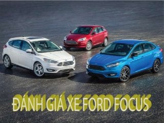 Đánh giá dòng xe ôtô Ford Focus 2015