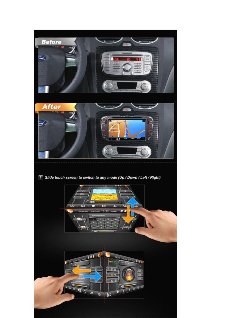 Ford focus in car gps dvd player installation guide