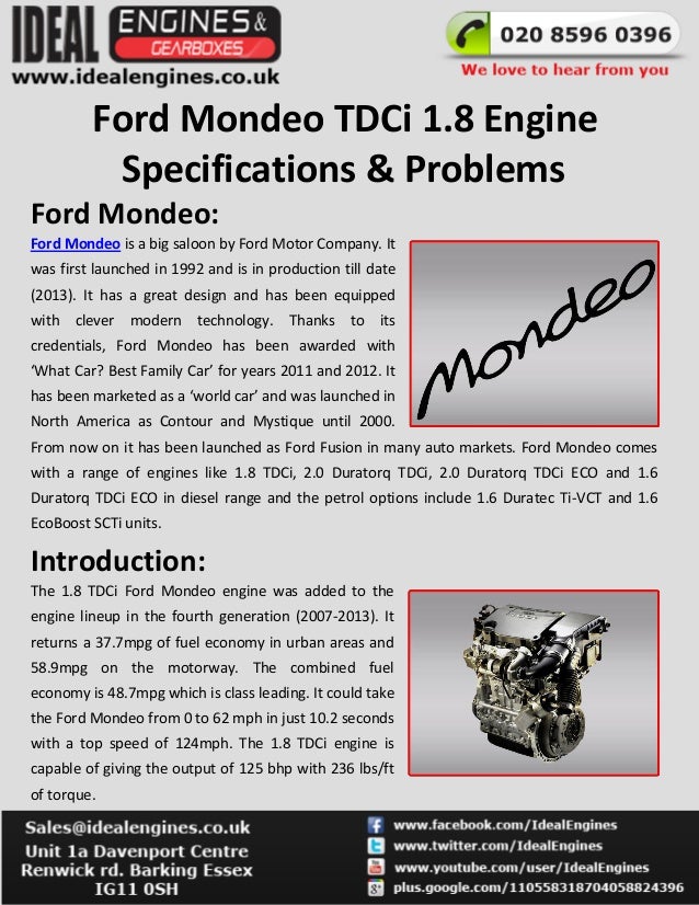 Engine system failure ford focus 1.8 tdci #1