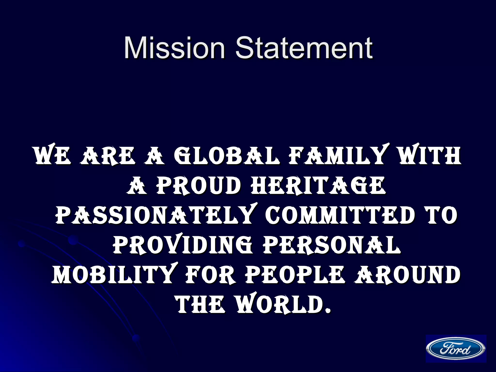 Ford Motor Company | PPT