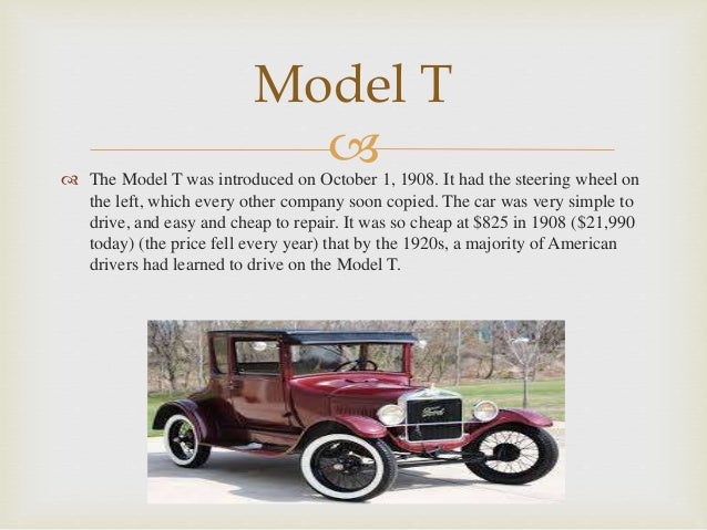 What Year Did Henry Ford Make His First Car What Year Did Henry Ford Make His First Car