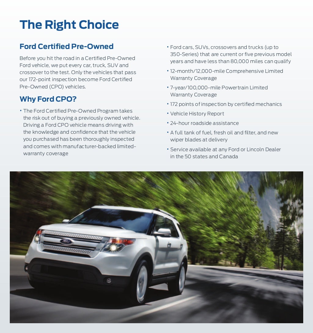 Ford Certified PreOwned Program Farmington Used Car Dealer
