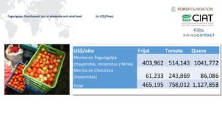Traditional markets for poverty reduction and food security: Exploring policy options in Honduras and Nicaragua