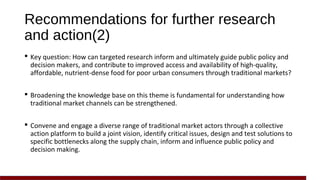 Traditional markets for poverty reduction and food security: Exploring policy options in Honduras and Nicaragua