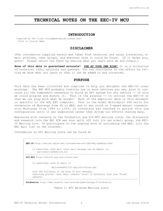 Eec Vi Computer Components Fordrazborka.zu8.ru eec iv-usa | PDF