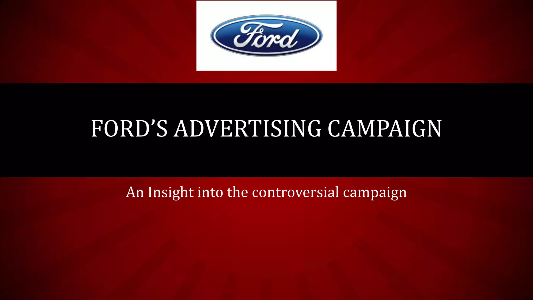 Ford'S Controversial Plan: Is This The Beginning Of The End? - n3kau5h