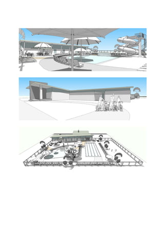 FORD WOODS WATER PARK CONCEPT
300 PERSON CAPACITY DESIGN
PREPARED FOR
THE CITY OF DEARBORN BY:
 