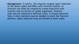 Forearm fractures | PPTX