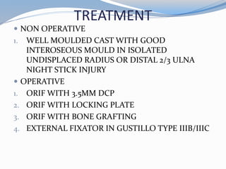 Forearm shaft fractures | PPTX