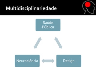 Saúde
               Pública




Neurociência             Design
 