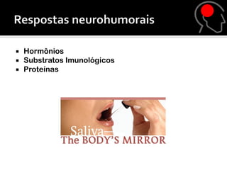  Hormônios
 Substratos Imunológicos
 Proteínas
 