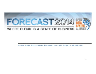 33 
© 2 0 1 4 O p e n D a t a C e n t e r A l l i a n c e , I n c . A L L R I G H T S R E S E R V E D . 
