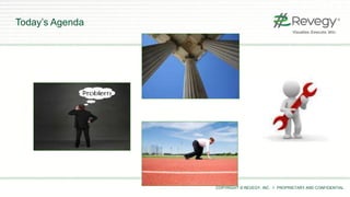 COPYRIGHT © REVEGY, INC. // PROPRIETARY AND CONFIDENTIAL
Today’s Agenda
 