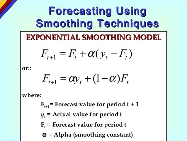Forecasting