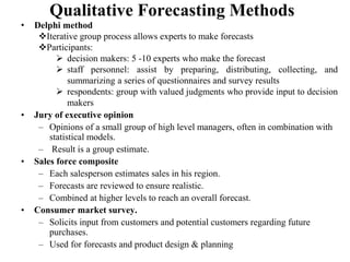 Forecasting- demand and its importance and scope | PPT