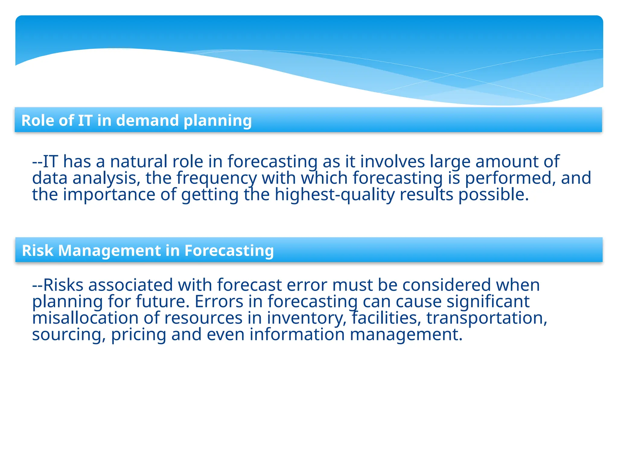 Demand Forecasting in supply chain management | PPTX
