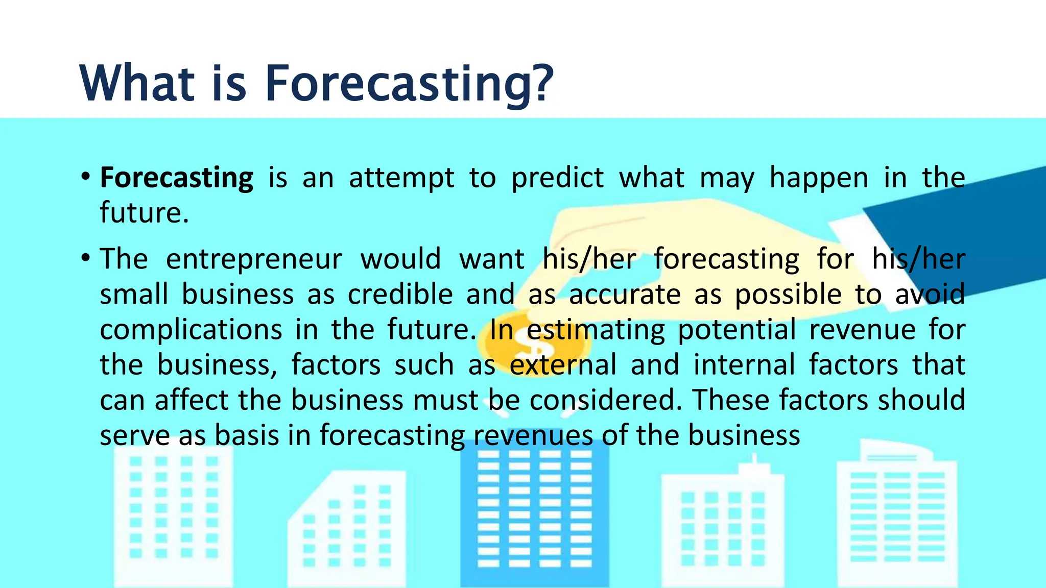 Forecasting Revenue Pptx